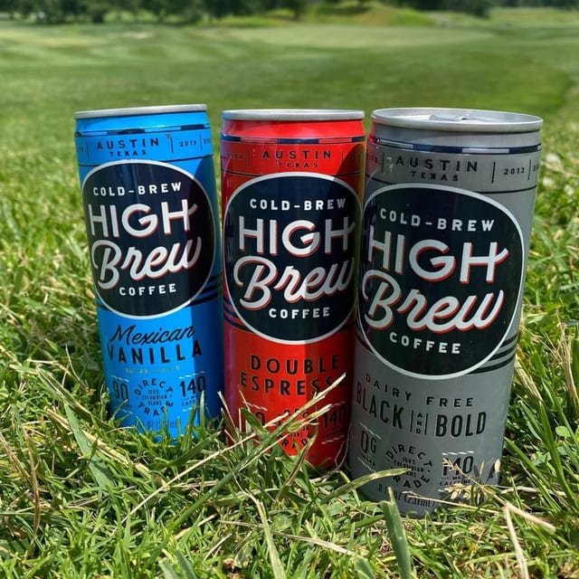 High Brew Canned Coffee.