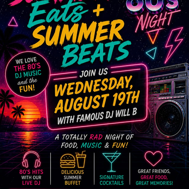 Summer Eats + Summer Beats - 8.19.26